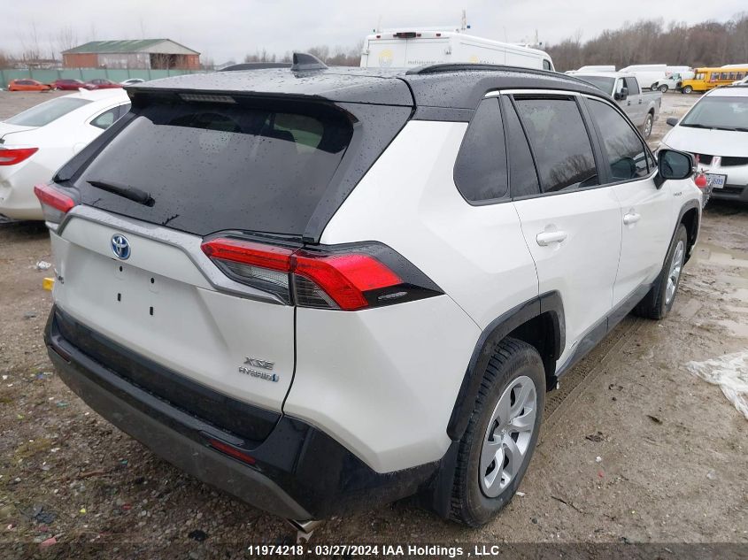 2020 Toyota Rav4 Xle/Xse VIN: 2T3RWRFV3LW099992 Lot: 11974218