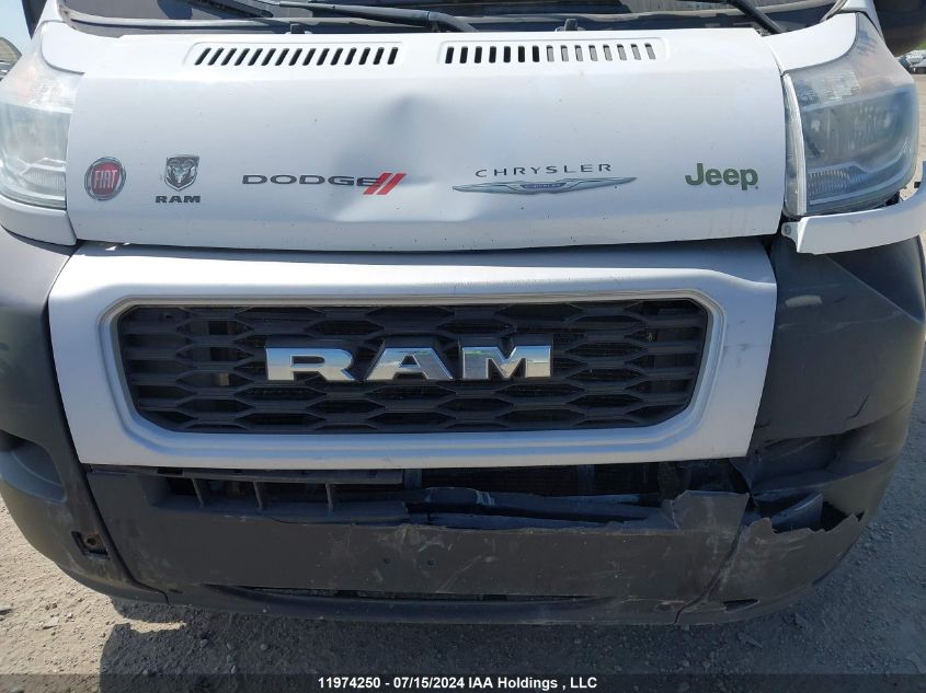 2019 Ram Promaster 3500 High VIN: 3C6URVHG1KE542392 Lot: 11974250