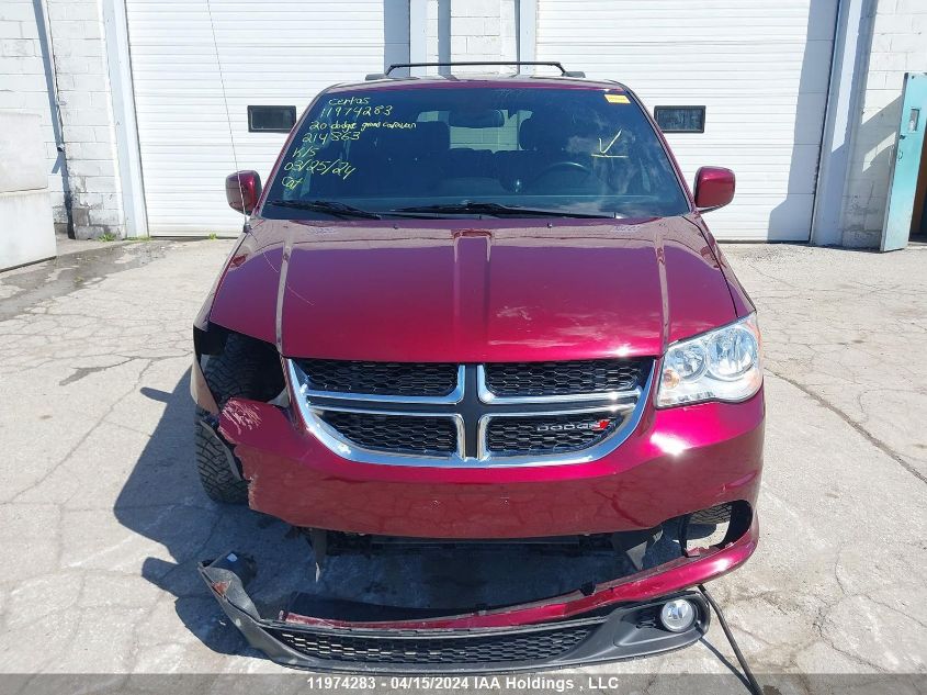 2020 Dodge Grand Caravan Sxt VIN: 2C4RDGCG7LR214863 Lot: 11974283