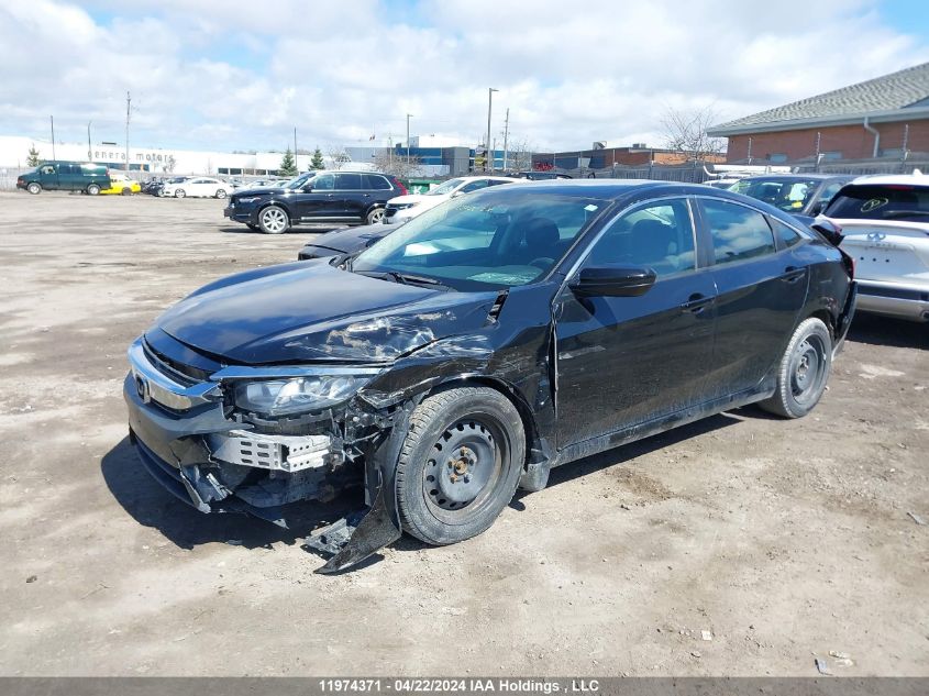 2018 Honda Civic Lx VIN: 2HGFC2F53JH000508 Lot: 11974371