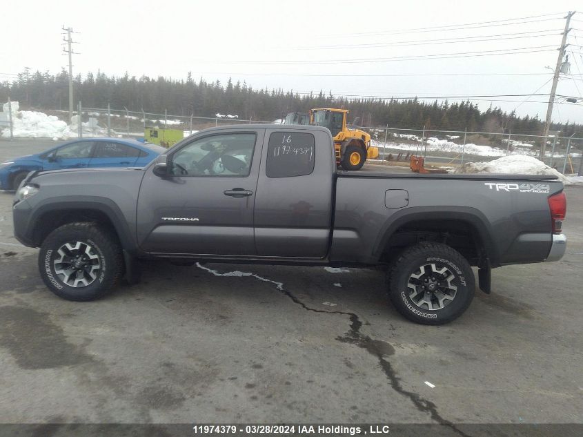 2016 Toyota Tacoma Access Cab/Sr5/Trd Spt/Or VIN: 5TFSZ5AN3GX034327 Lot: 11974379