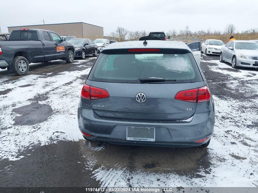 2015 Volkswagen Golf VIN: 3VW2A7AU0FM042106 Lot: 11974412