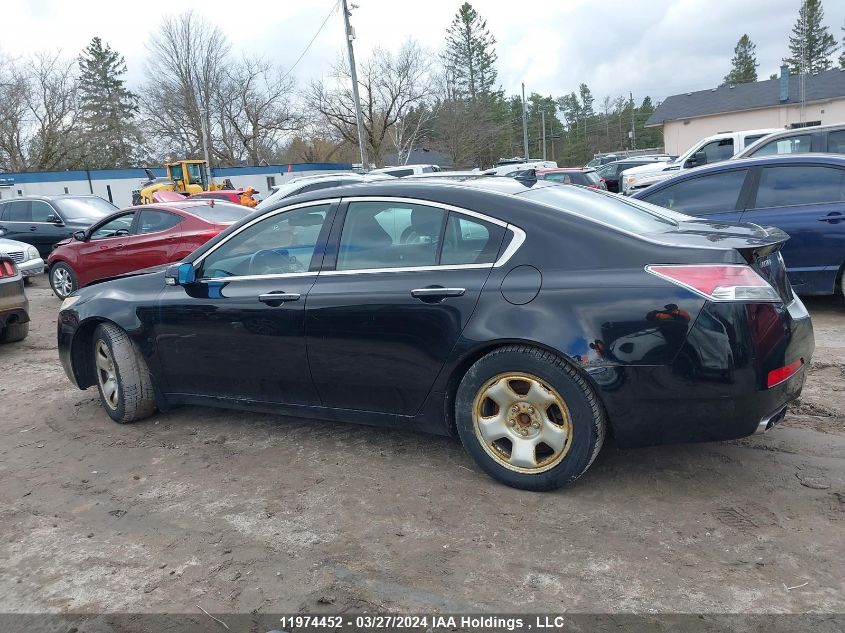 2010 Acura Tl VIN: 19UUA9E52AA801727 Lot: 11974452