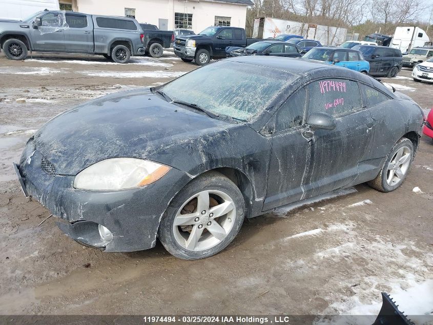 2007 Mitsubishi Eclipse VIN: 4A3AK34T27E601117 Lot: 11974494