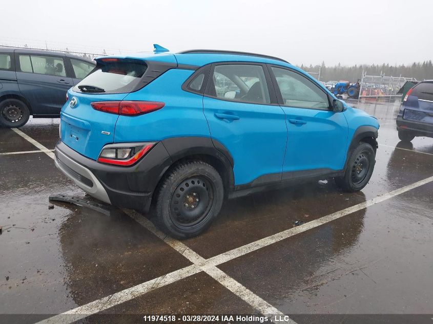 2022 Hyundai Kona Sel/Se VIN: KM8K2CAB2NU847411 Lot: 50816834