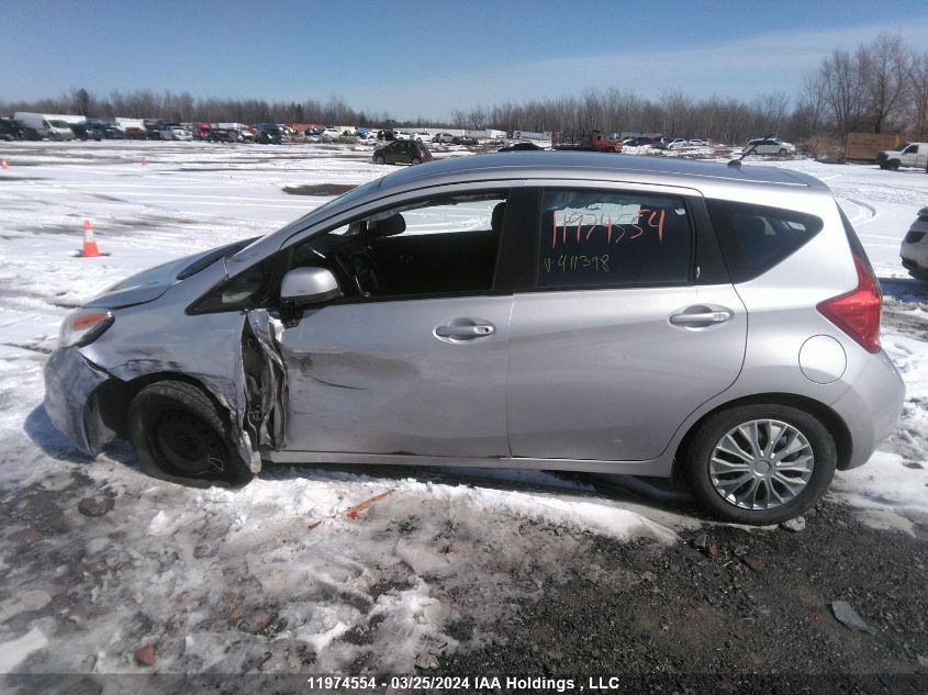 2014 Nissan Versa VIN: 3N1CE2CP4EL411398 Lot: 11974554