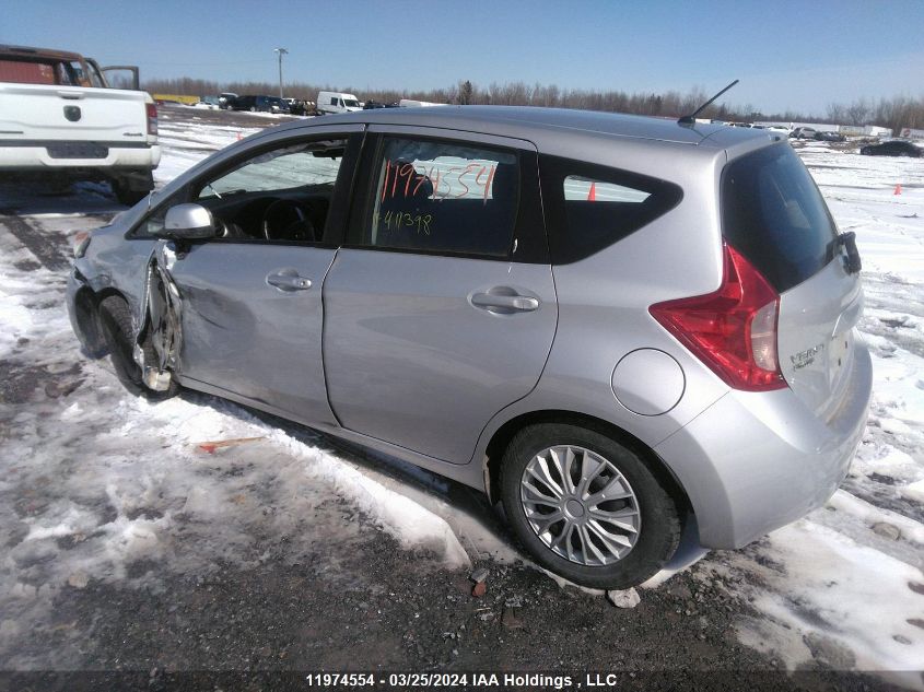 2014 Nissan Versa VIN: 3N1CE2CP4EL411398 Lot: 11974554