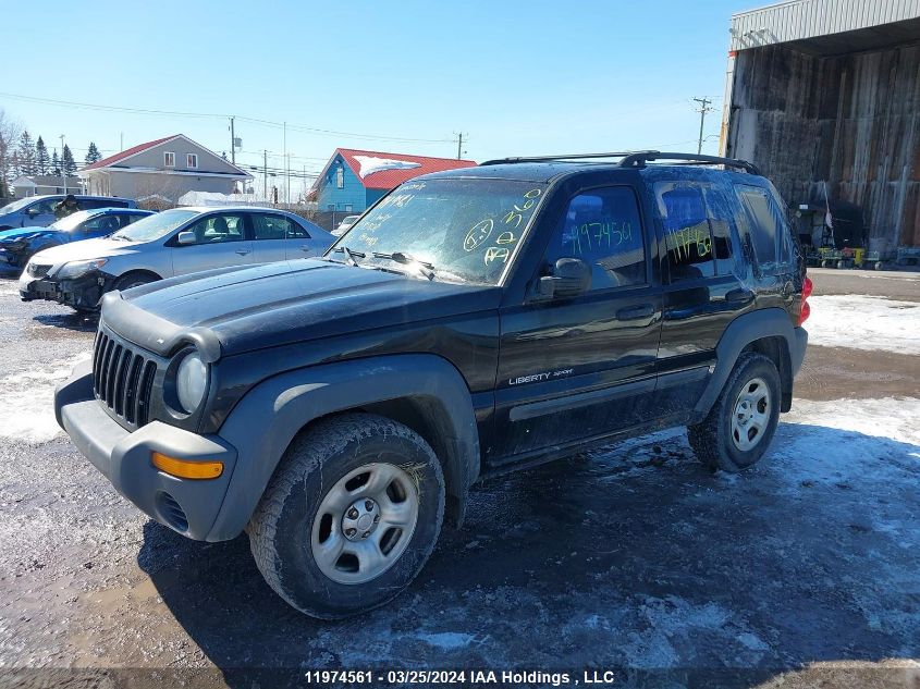 2003 Jeep Liberty Sport/Freedom VIN: 1J4GL48K83W595808 Lot: 50576344