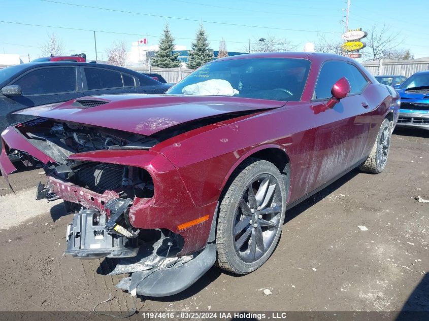 2021 Dodge Challenger Gt Awd VIN: 2C3CDZKG0MH534220 Lot: 11974616