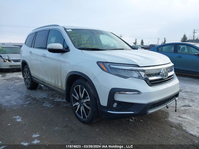 2022 Honda Pilot VIN: 5FNYF6H98NB505459 Lot: 11974623