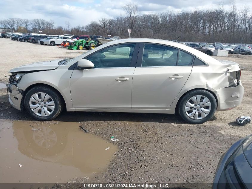 2012 Chevrolet Cruze Lt VIN: 1G1PF5SC9C7128565 Lot: 11974718