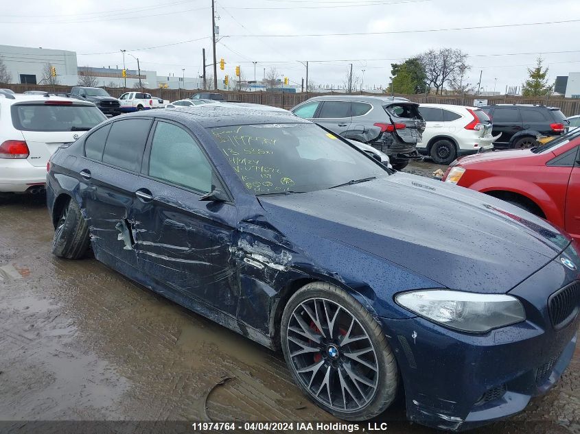 2013 BMW 535 Xi VIN: WBAFU7C52DDU74672 Lot: 11974764