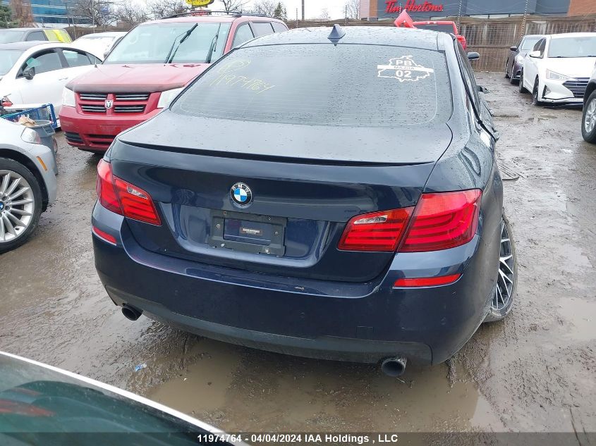 2013 BMW 535 Xi VIN: WBAFU7C52DDU74672 Lot: 11974764