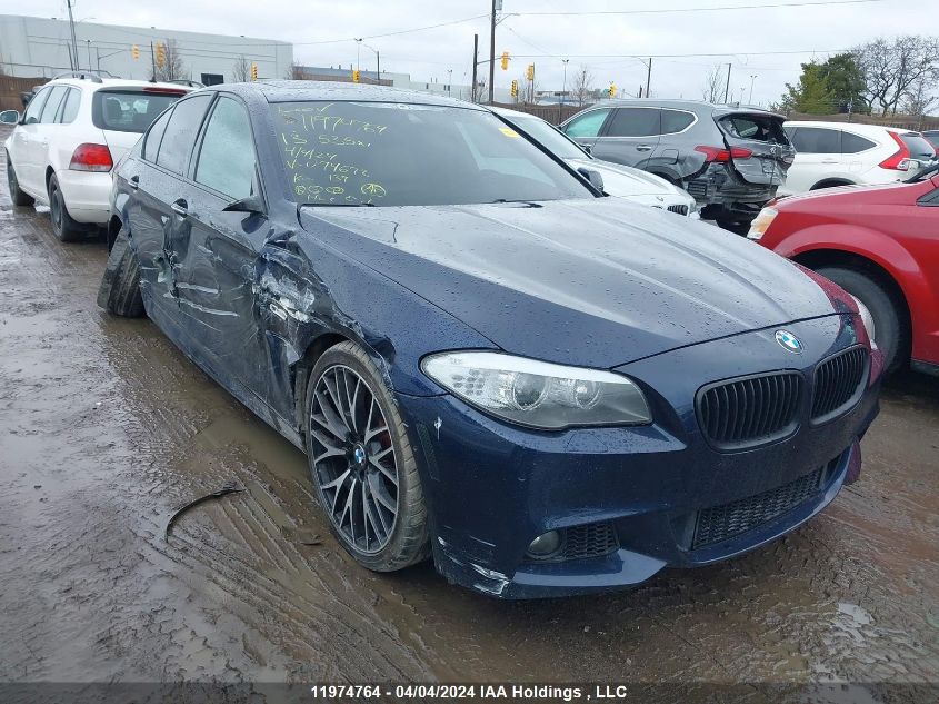 2013 BMW 535 Xi VIN: WBAFU7C52DDU74672 Lot: 11974764