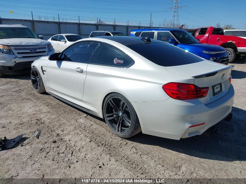 2015 BMW M4 VIN: WBS3R9C55FK334738 Lot: 45940204