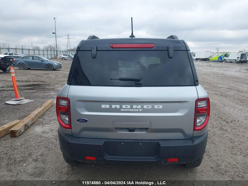 2022 Ford Bronco Sport Outer Banks VIN: 3FMCR9C61NRE13572 Lot: 11974860