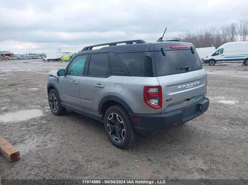 2022 Ford Bronco Sport Outer Banks VIN: 3FMCR9C61NRE13572 Lot: 11974860