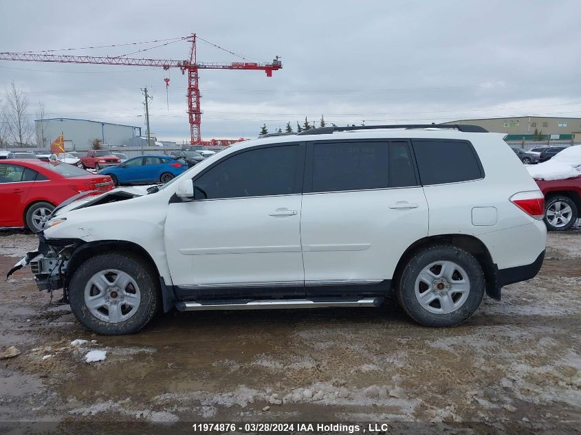 2013 Toyota Highlander Plus/Se VIN: 5TDBK3EH4DS271004 Lot: 11974876