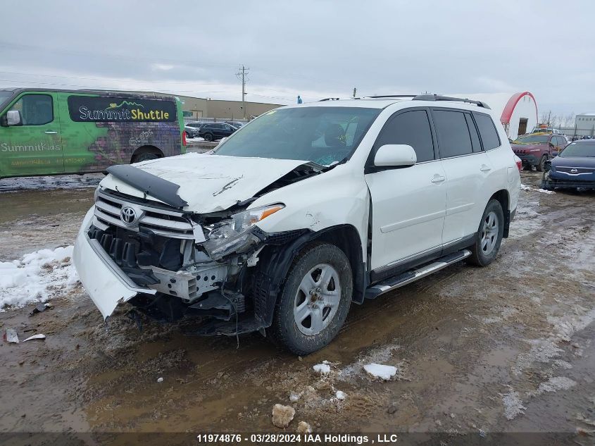 2013 Toyota Highlander Plus/Se VIN: 5TDBK3EH4DS271004 Lot: 11974876