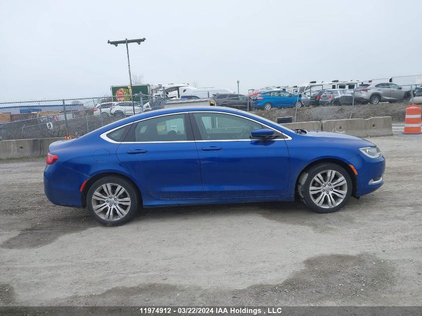 2016 Chrysler 200 Limited VIN: 1C3CCCABXGN140502 Lot: 11974912