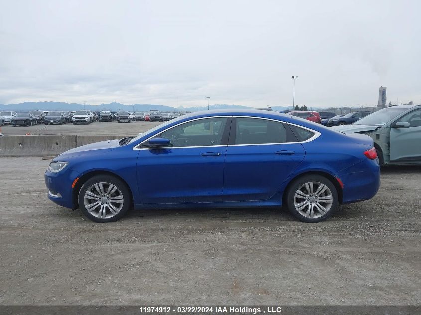 2016 Chrysler 200 Limited VIN: 1C3CCCABXGN140502 Lot: 11974912