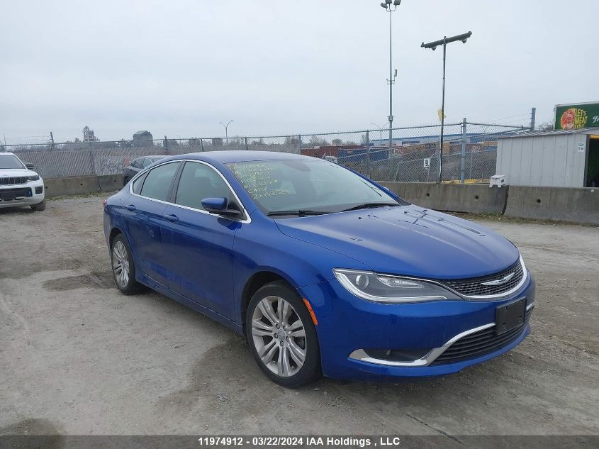 2016 Chrysler 200 Limited VIN: 1C3CCCABXGN140502 Lot: 11974912