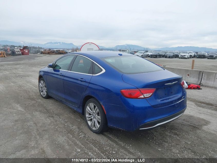 2016 Chrysler 200 Limited VIN: 1C3CCCABXGN140502 Lot: 11974912