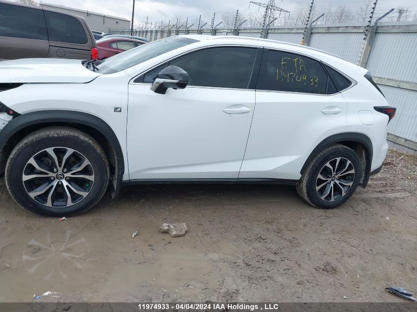 2016 Lexus Nx 200T/Base/F Sport VIN: JTJBARBZ7G2080494 Lot: 11974933