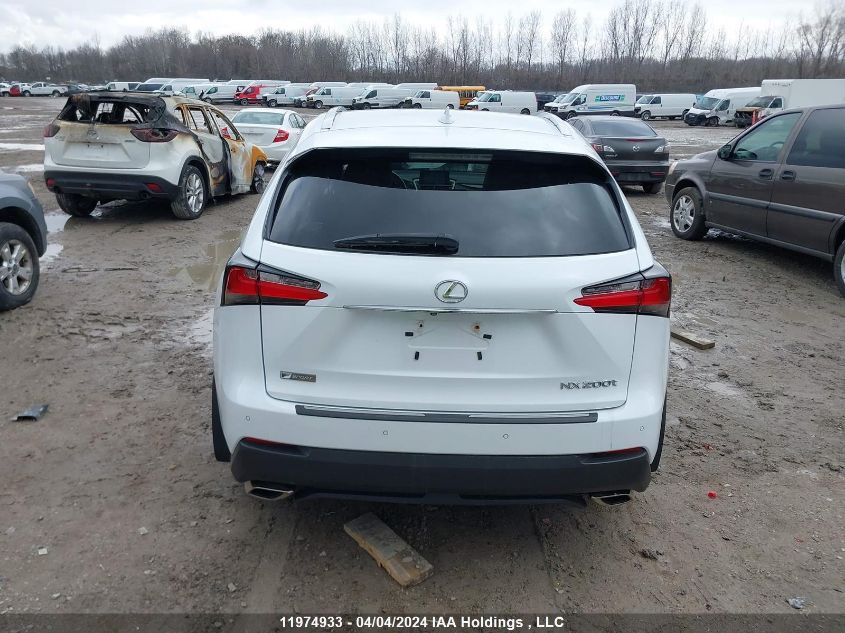 2016 Lexus Nx 200T/Base/F Sport VIN: JTJBARBZ7G2080494 Lot: 11974933