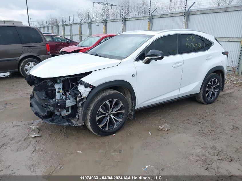 2016 Lexus Nx 200T/Base/F Sport VIN: JTJBARBZ7G2080494 Lot: 11974933