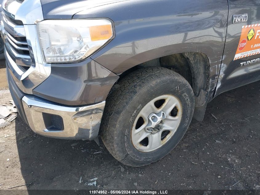 2016 Toyota Tundra Sr5 5.7L V8 VIN: 5TFCY5F12GX020691 Lot: 11974952
