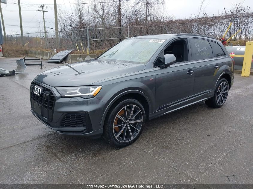 2022 Audi Q7 Progressiv VIN: WA1MXBF70ND015508 Lot: 11974962