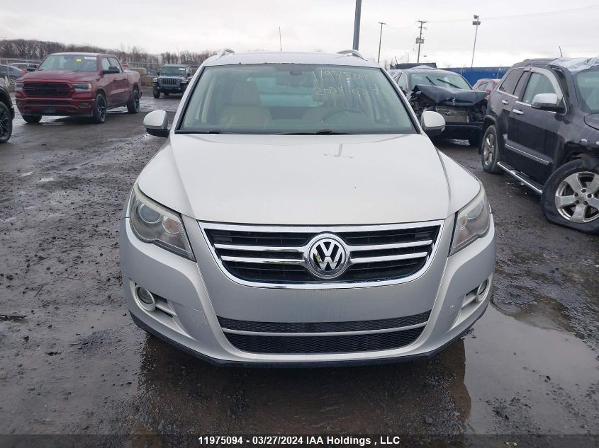 2009 Volkswagen Tiguan VIN: WVGBV75N89W534800 Lot: 11975094