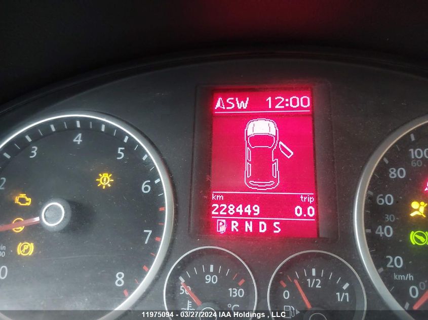 2009 Volkswagen Tiguan VIN: WVGBV75N89W534800 Lot: 11975094