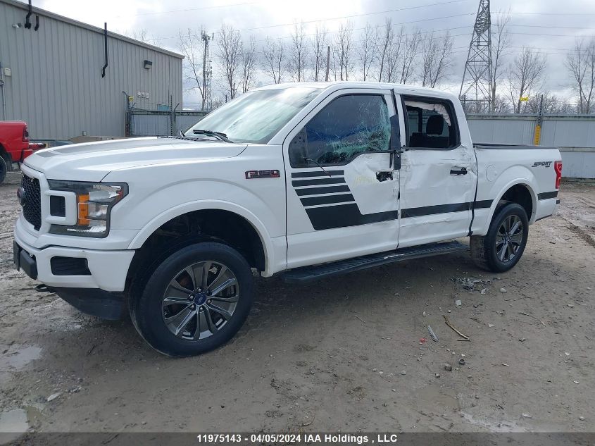 2018 Ford F150 Supercrew VIN: 1FTEW1E50JFD97531 Lot: 11975143