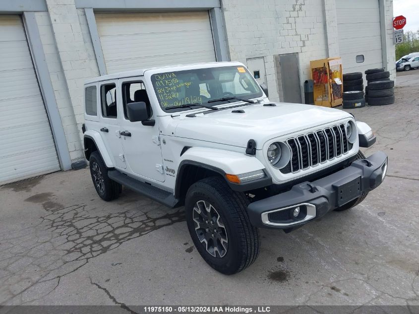 2024 Jeep Wrangler 4-Door Sahara VIN: 1C4PJXEN6RW113227 Lot: 11975150