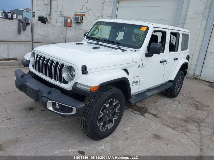 2024 Jeep Wrangler 4-Door Sahara VIN: 1C4PJXEN6RW113227 Lot: 11975150