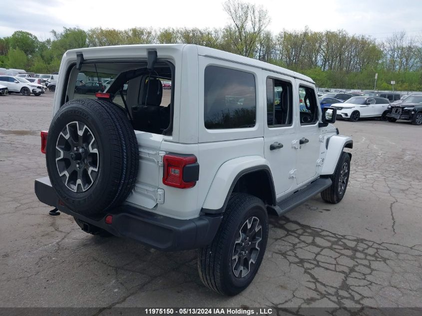 2024 Jeep Wrangler 4-Door Sahara VIN: 1C4PJXEN6RW113227 Lot: 11975150