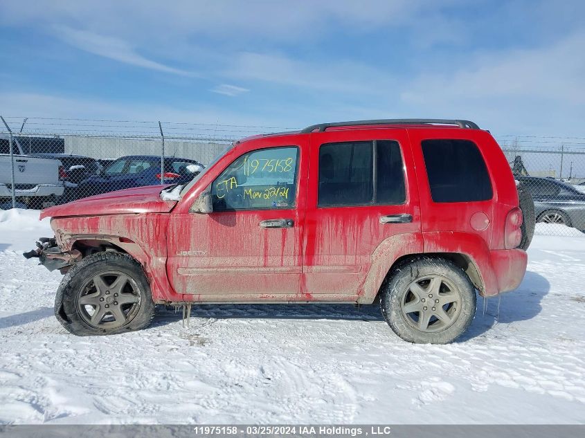 2004 Jeep Liberty Limited Edition VIN: 1J4GL58K04W140622 Lot: 39220437