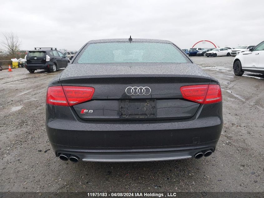 2013 Audi S8 VIN: WAUD2AFDXDN020662 Lot: 11975183