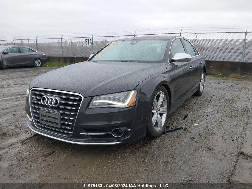 2013 Audi S8 VIN: WAUD2AFDXDN020662 Lot: 11975183