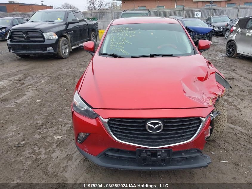 2016 Mazda Cx-3 VIN: JM1DKBC73G0103715 Lot: 11975204