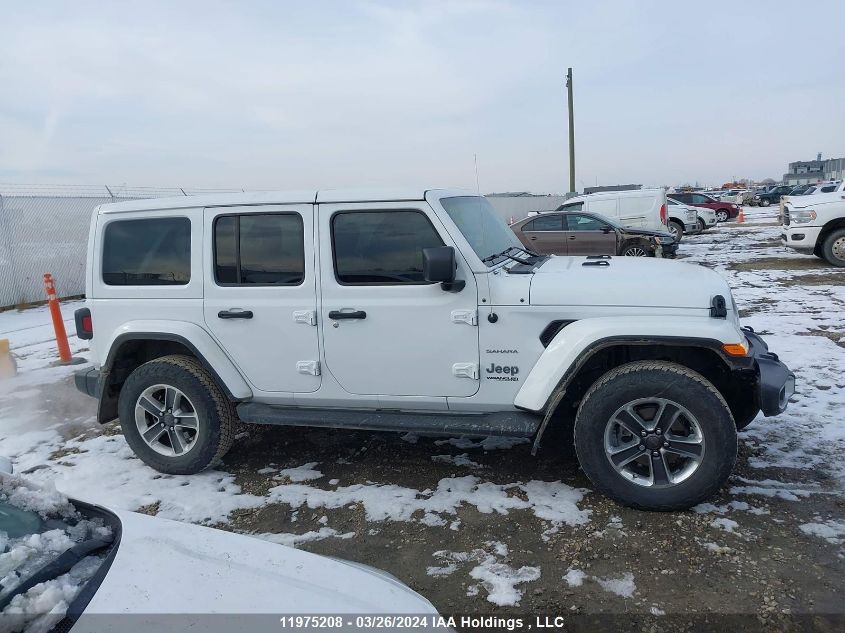 2022 Jeep Wrangler Unlimited Sahara VIN: 1C4HJXEN4NW104136 Lot: 11975208