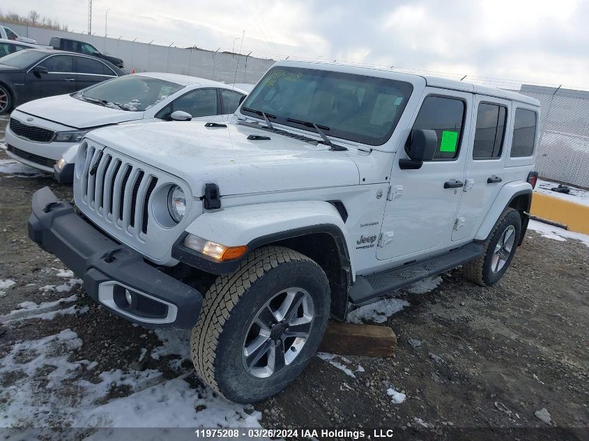 2022 Jeep Wrangler Unlimited Sahara VIN: 1C4HJXEN4NW104136 Lot: 11975208