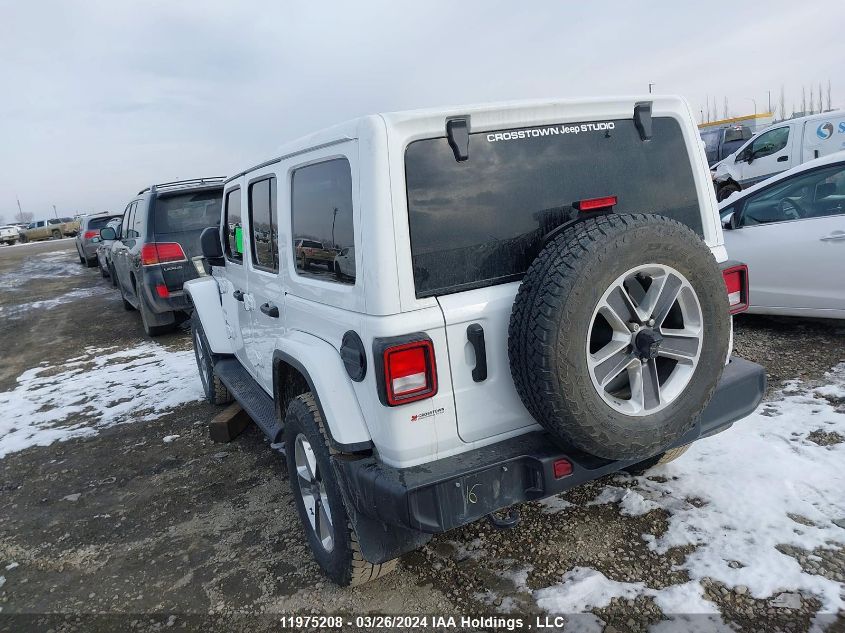 2022 Jeep Wrangler Unlimited Sahara VIN: 1C4HJXEN4NW104136 Lot: 11975208