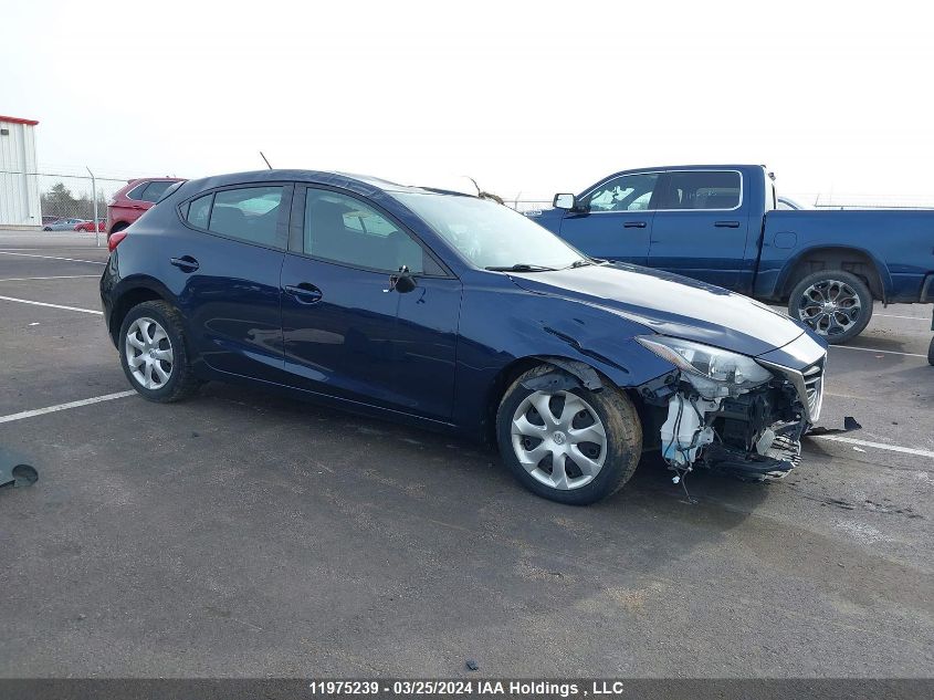 2016 Mazda Mazda3 VIN: 3MZBM1K76GM310834 Lot: 11975239