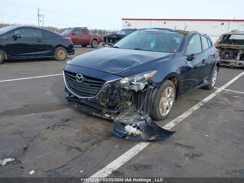 2016 Mazda Mazda3 VIN: 3MZBM1K76GM310834 Lot: 11975239