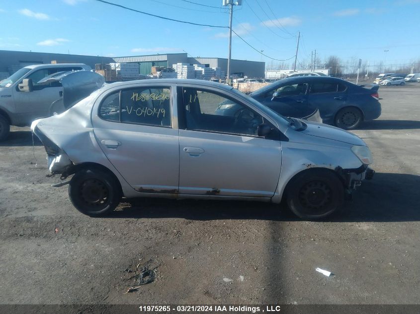 2003 Toyota Echo VIN: JTDBT123635040149 Lot: 11975265