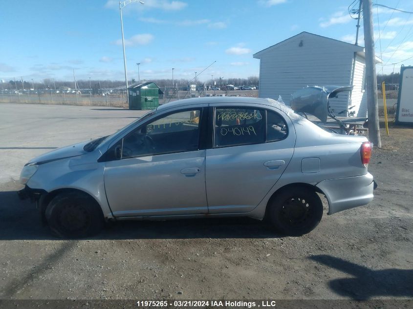 2003 Toyota Echo VIN: JTDBT123635040149 Lot: 11975265