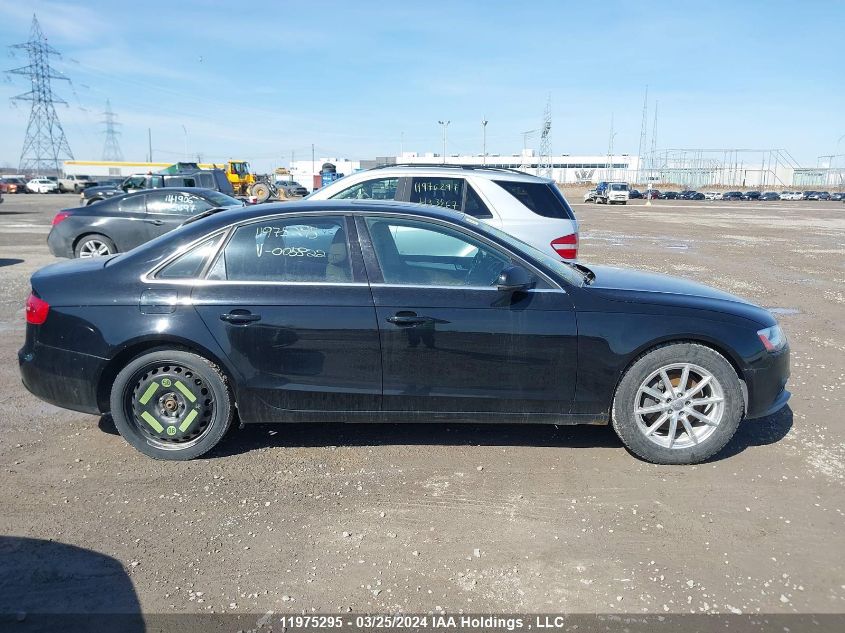 2014 Audi A4 VIN: WAUFFCFL6EN005822 Lot: 11975295